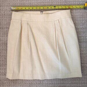 Banana Republic Heritage Short Skirt - Ivory Off White, Size 10